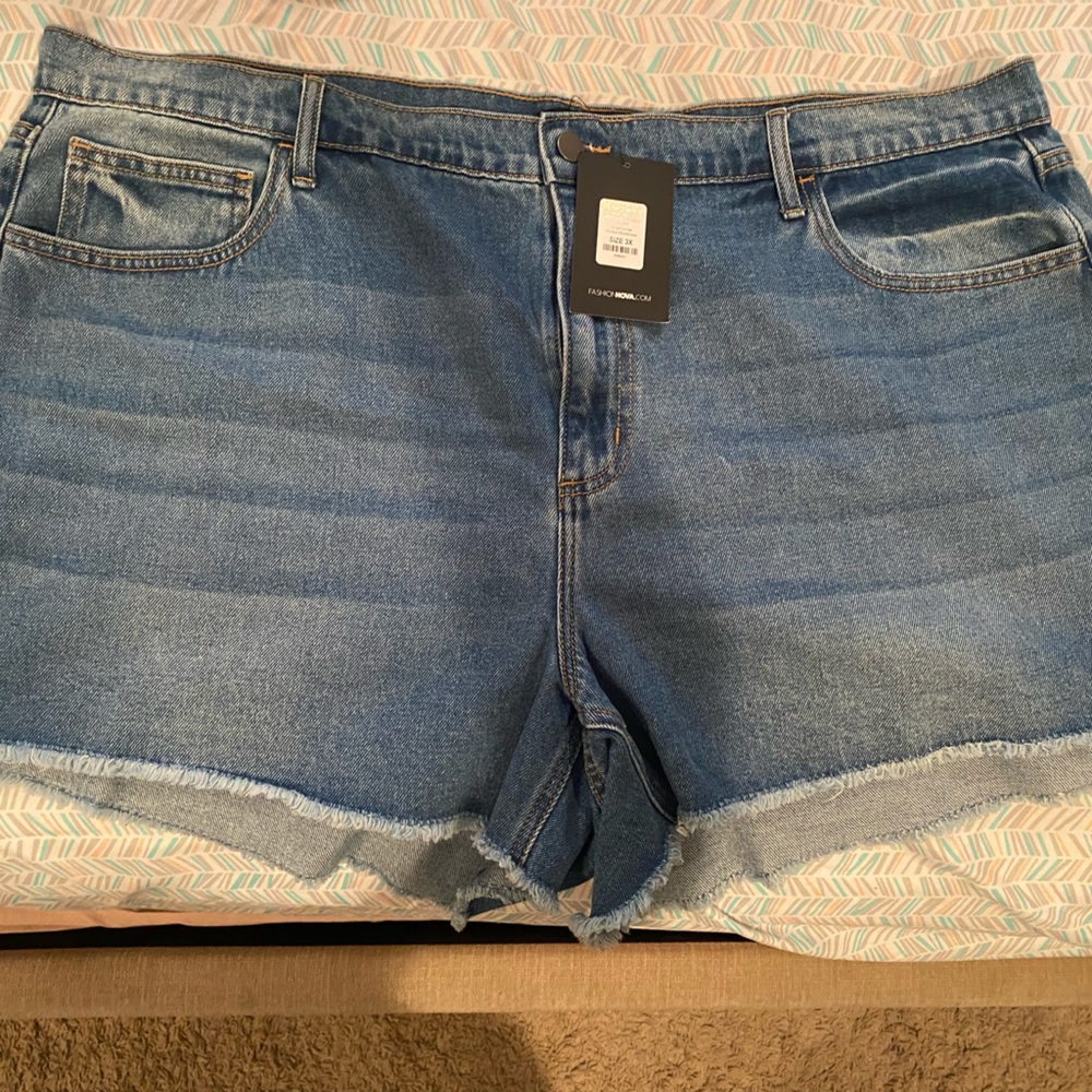 Denim shorts